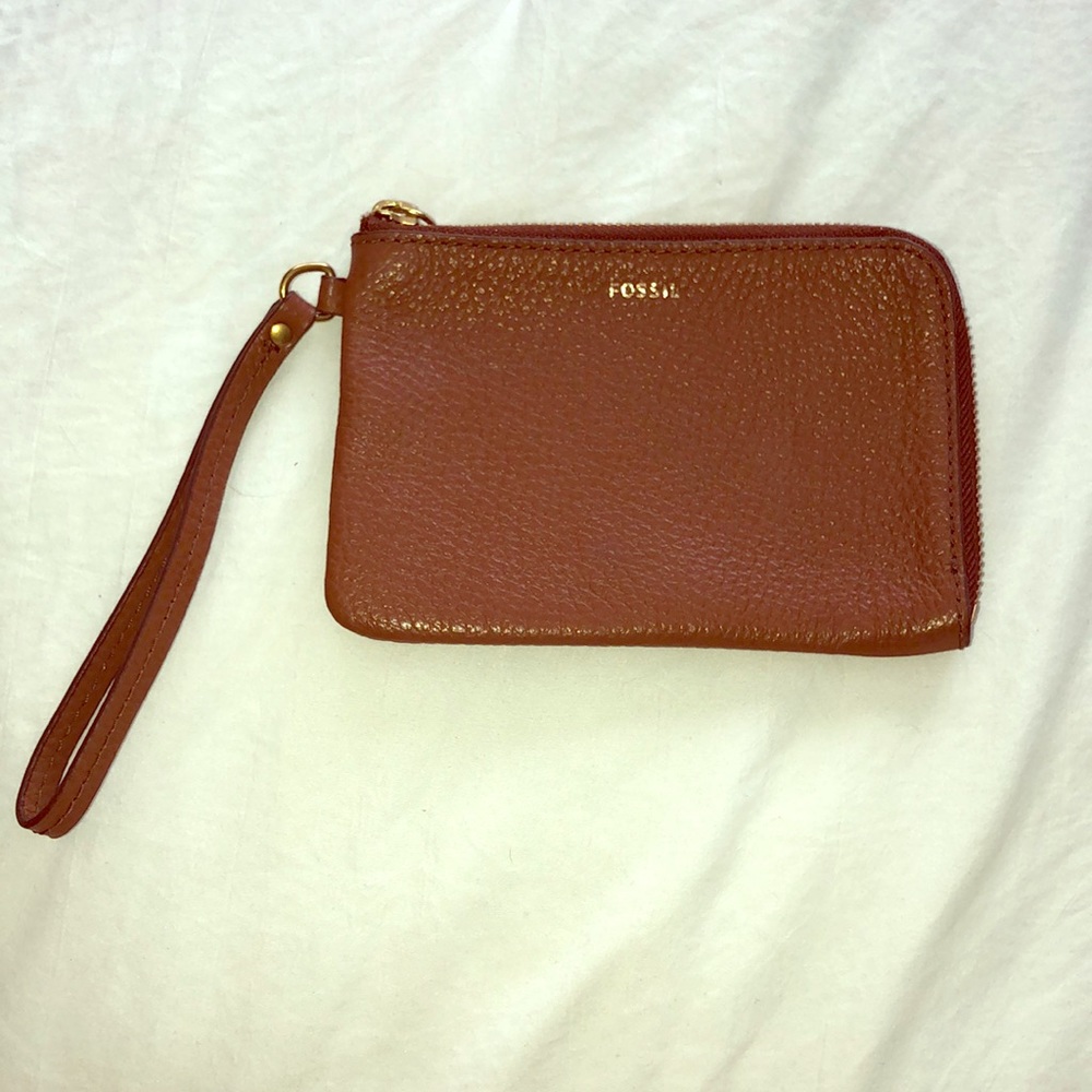 💝Fossil Leather Wristlet